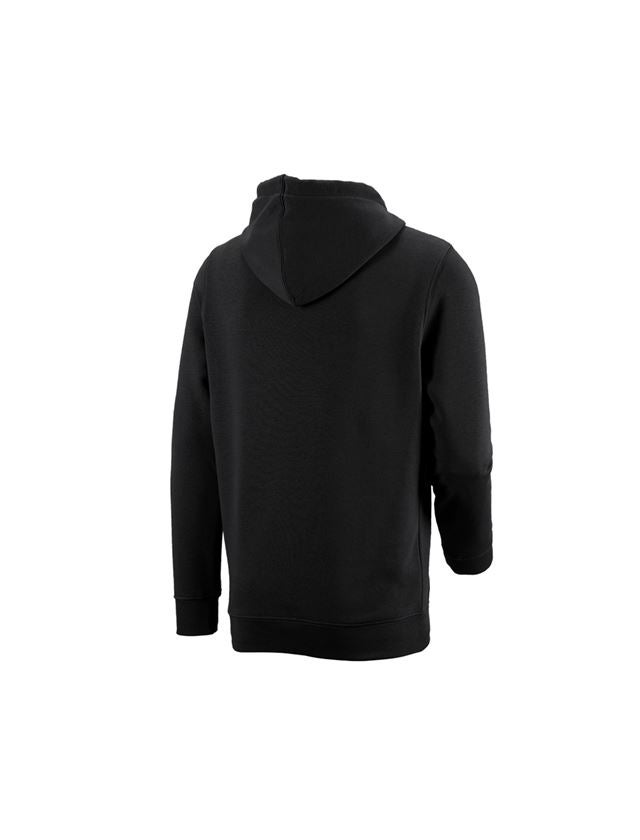 Shirts, Pullover & more: e.s. Hoody sweatshirt poly cotton + black 1