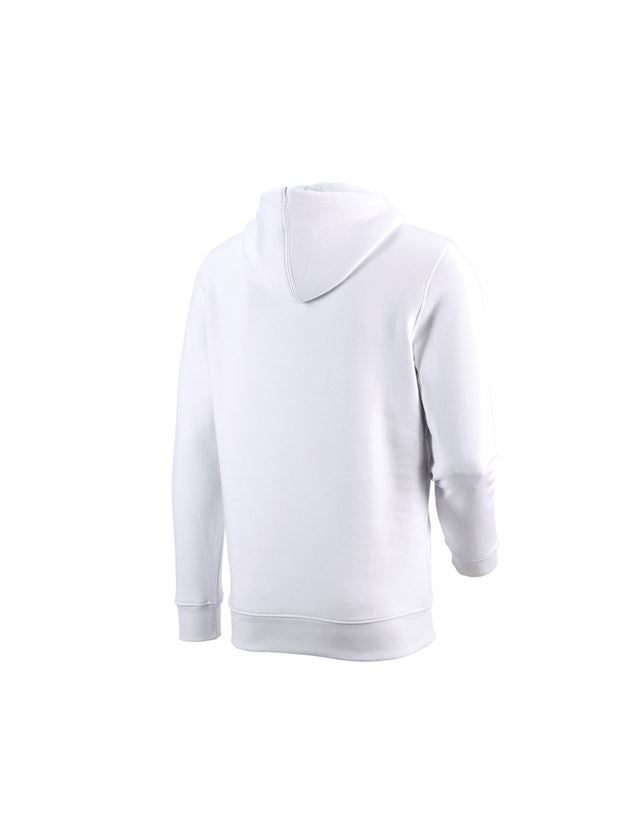 Shirts, Pullover & more: e.s. Hoody sweatshirt poly cotton + white 2