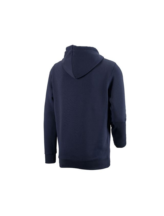 Shirts, Pullover & more: e.s. Hoody sweatshirt poly cotton + navy 1