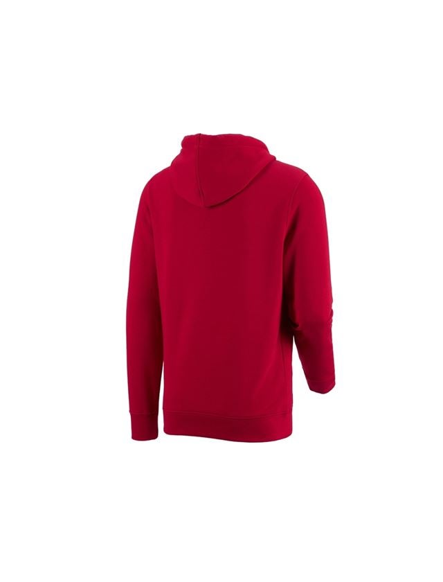 Shirts, Pullover & more: e.s. Hoody sweatshirt poly cotton + fiery red 1