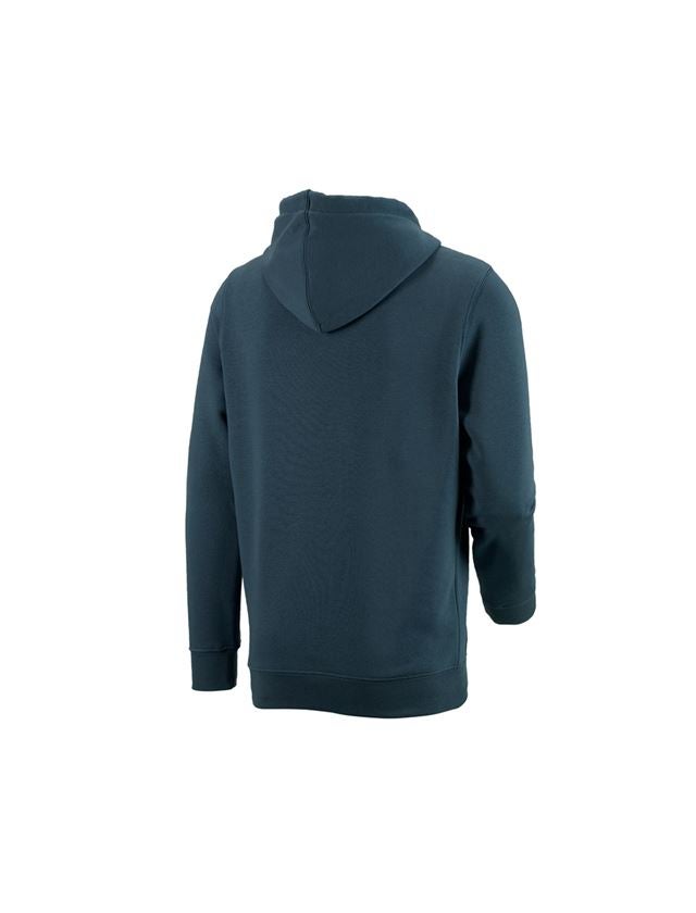 Shirts, Pullover & more: e.s. Hoody sweatshirt poly cotton + seablue 1