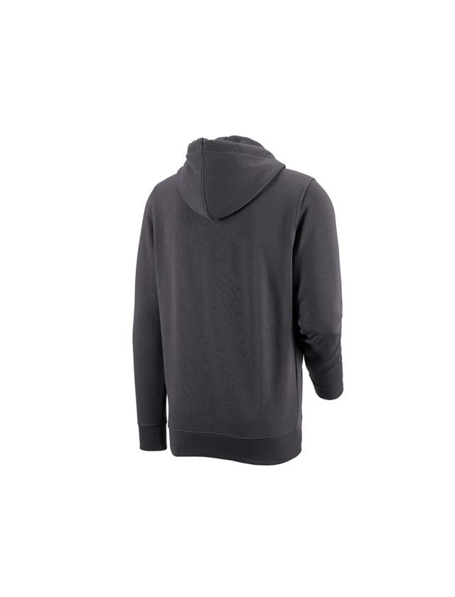 Shirts, Pullover & more: e.s. Hoody sweatjacket poly cotton + anthracite 1