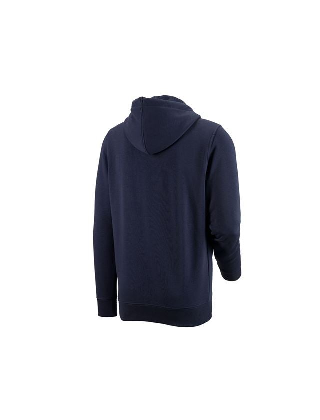 Shirts & Co.: e.s. Hoody-Sweatjacke poly cotton + dunkelblau 1