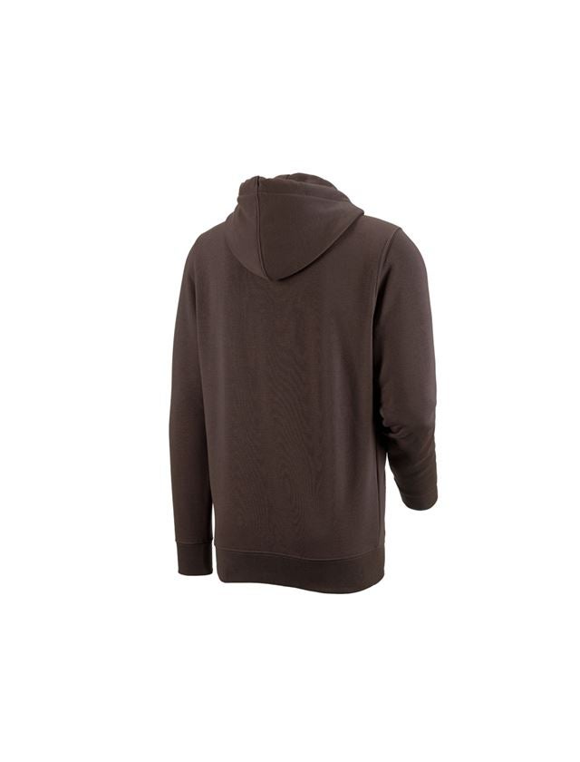 Shirts, Pullover & more: e.s. Hoody sweatjacket poly cotton + chestnut 3