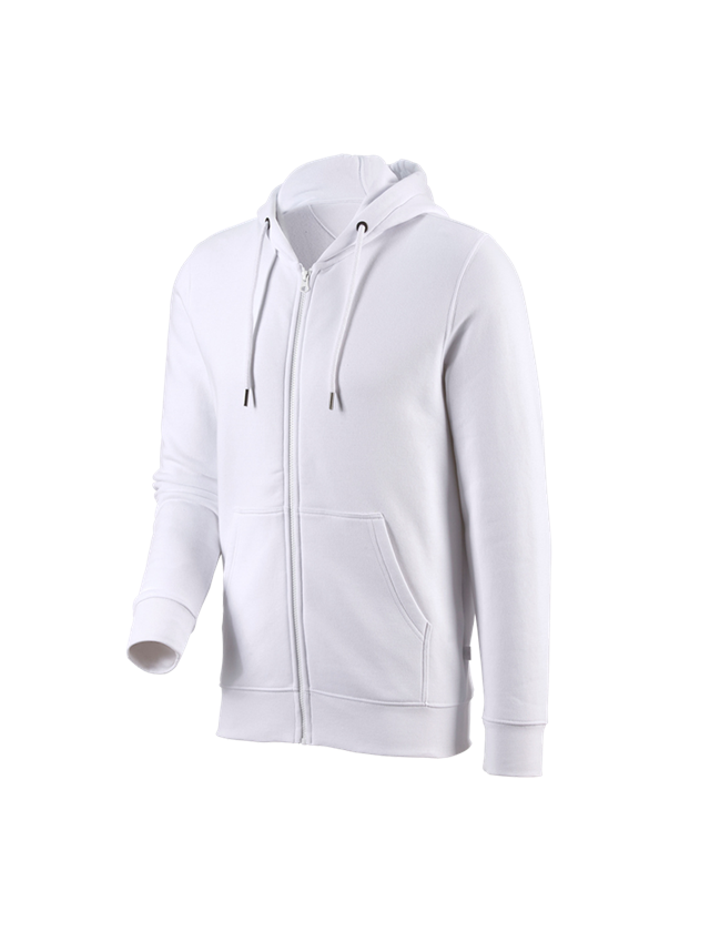 Shirts, Pullover & more: e.s. Hoody sweatjacket poly cotton + white 2