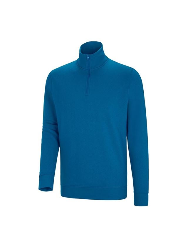 Shirts & Co.: e.s. ZIP-Sweatshirt poly cotton + atoll