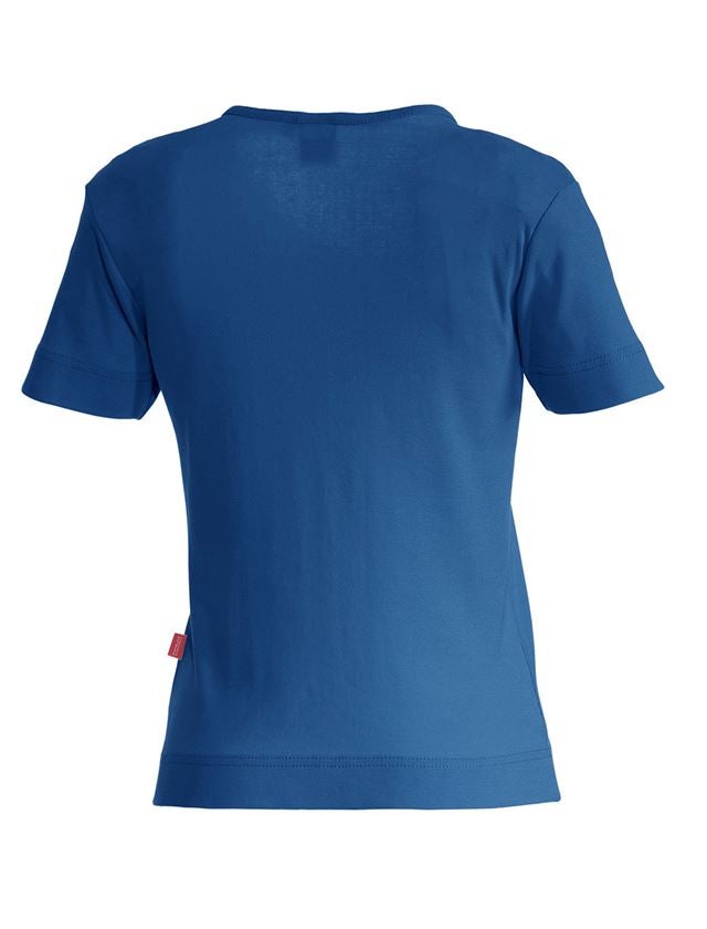 Themen: e.s. T-Shirt cotton V-Neck, Damen + kornblau 1