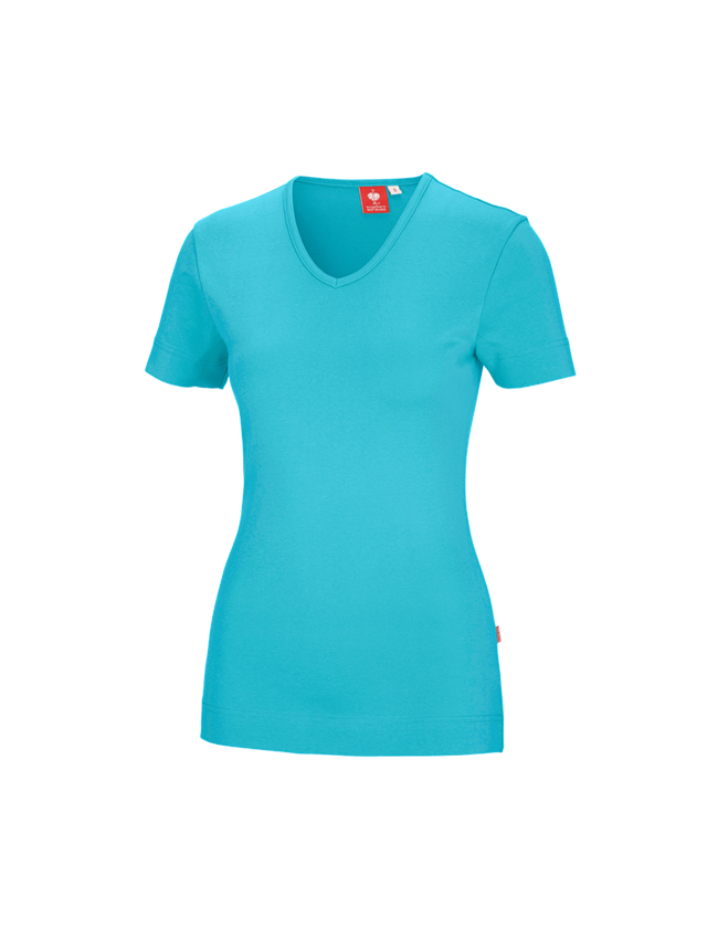 Shirts, Pullover & more: e.s. T-shirt cotton V-Neck, ladies' + capri 2