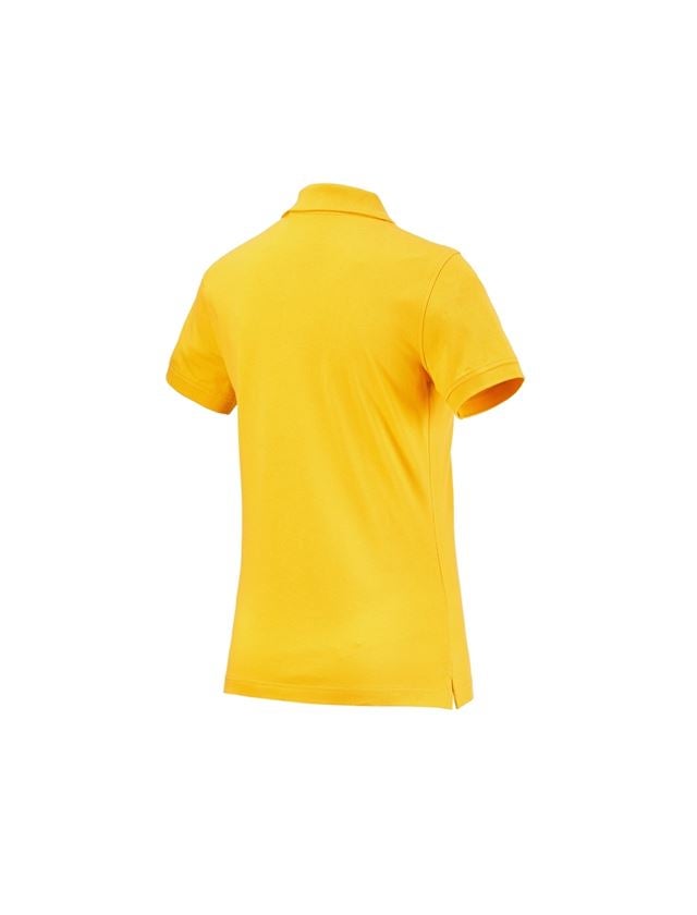 Installateur / Klempner: e.s. Polo-Shirt cotton, Damen + gelb 1