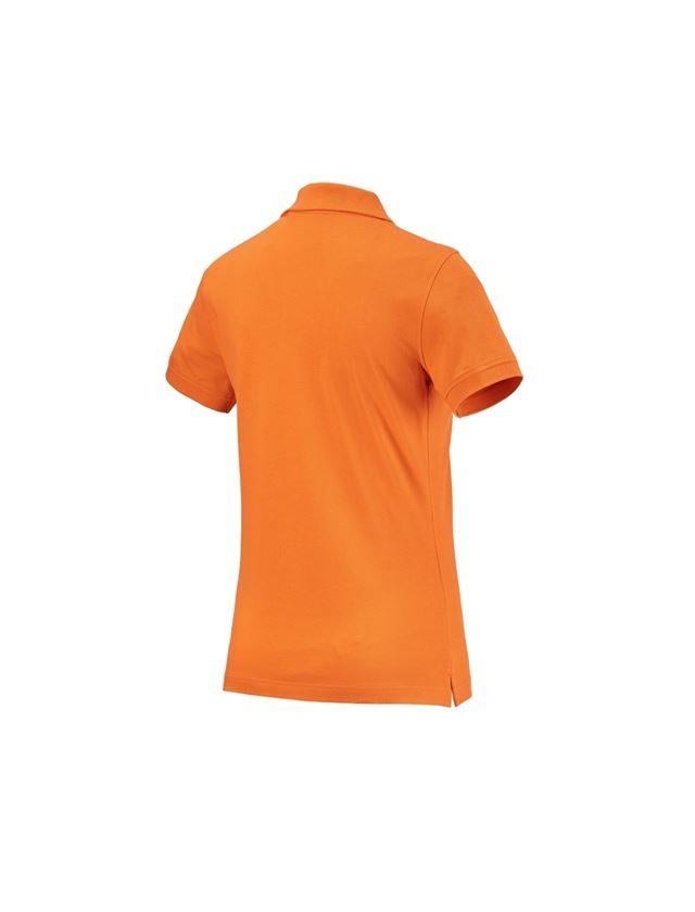 Shirts & Co.: e.s. Polo-Shirt cotton, Damen + orange 1