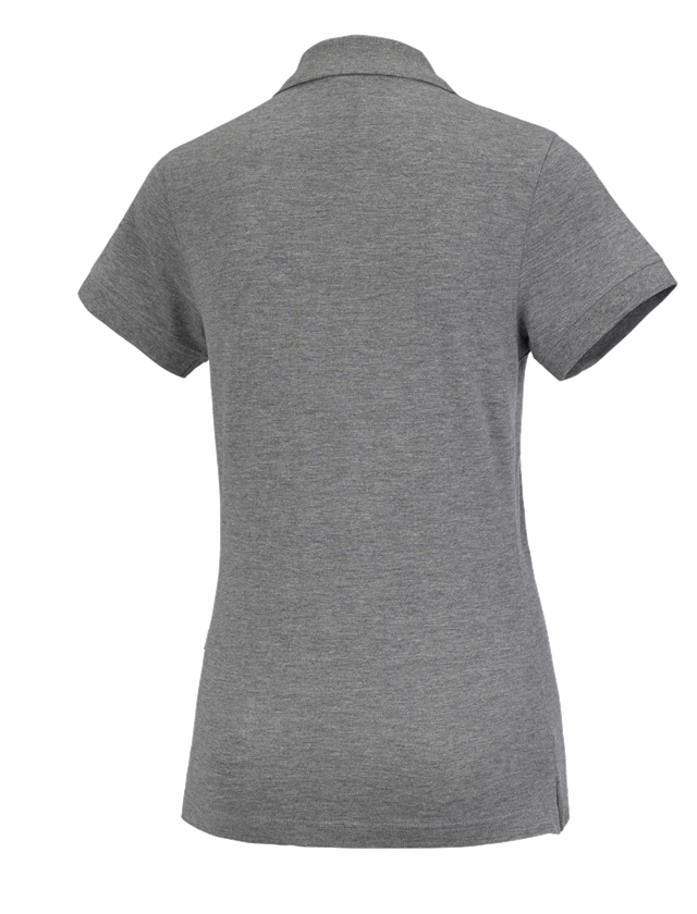 Shirts, Pullover & more: e.s. Polo shirt cotton, ladies' + grey melange 1
