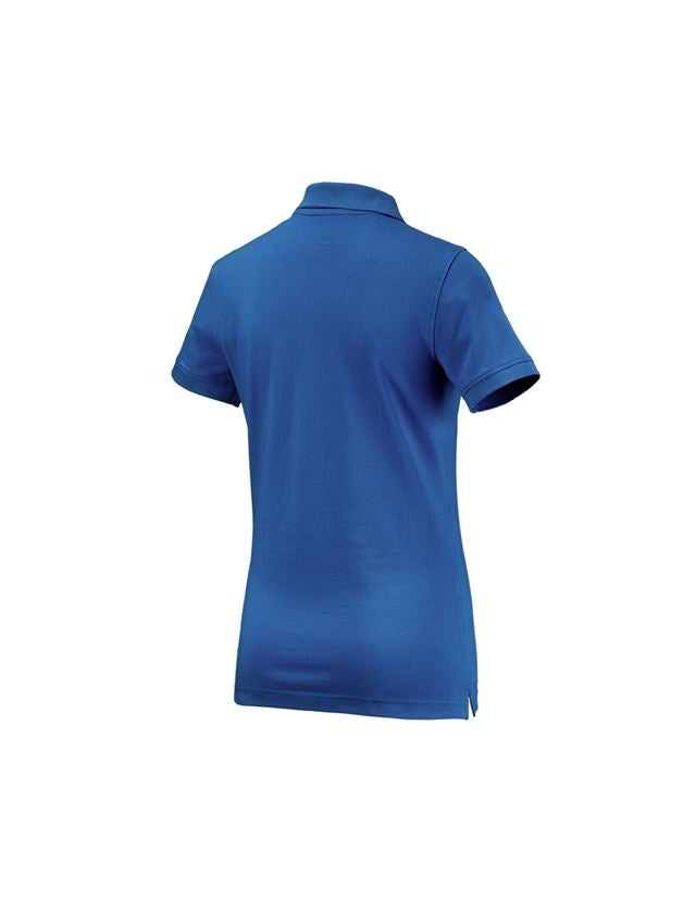 Shirts & Co.: e.s. Polo-Shirt cotton, Damen + enzianblau 1