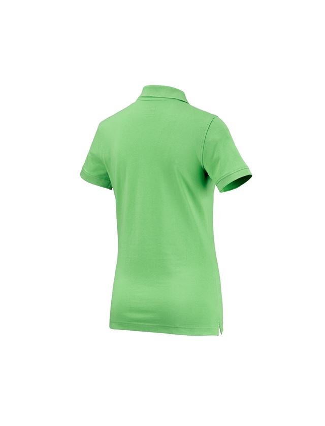Shirts & Co.: e.s. Polo-Shirt cotton, Damen + apfelgrün 1