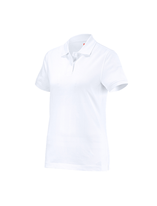 Galabau / Forst- und Landwirtschaft: e.s. Polo-Shirt cotton, Damen + weiß