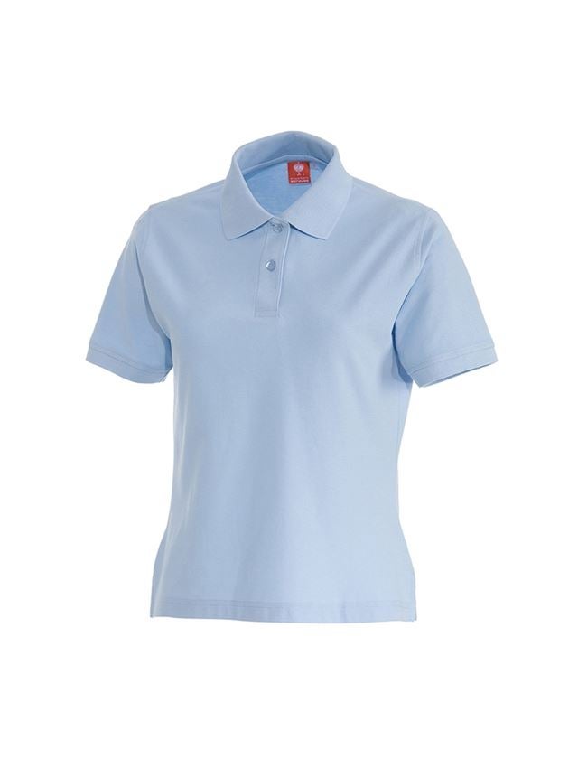 Shirts, Pullover & more: e.s. Polo shirt cotton, ladies' + lightblue