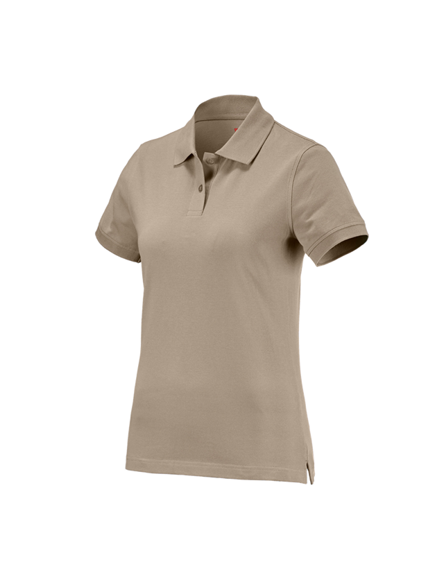 Gardening / Forestry / Farming: e.s. Polo shirt cotton, ladies' + clay