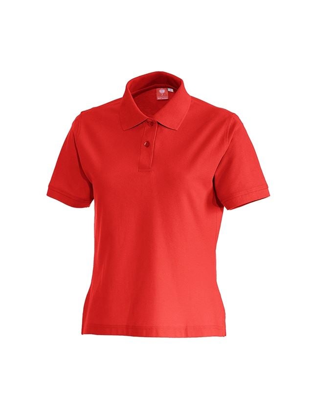 Shirts, Pullover & more: e.s. Polo shirt cotton, ladies' + fiery red