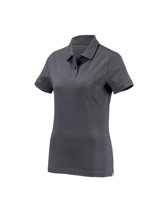 Topics: e.s. Polo shirt cotton, ladies' + anthracite
