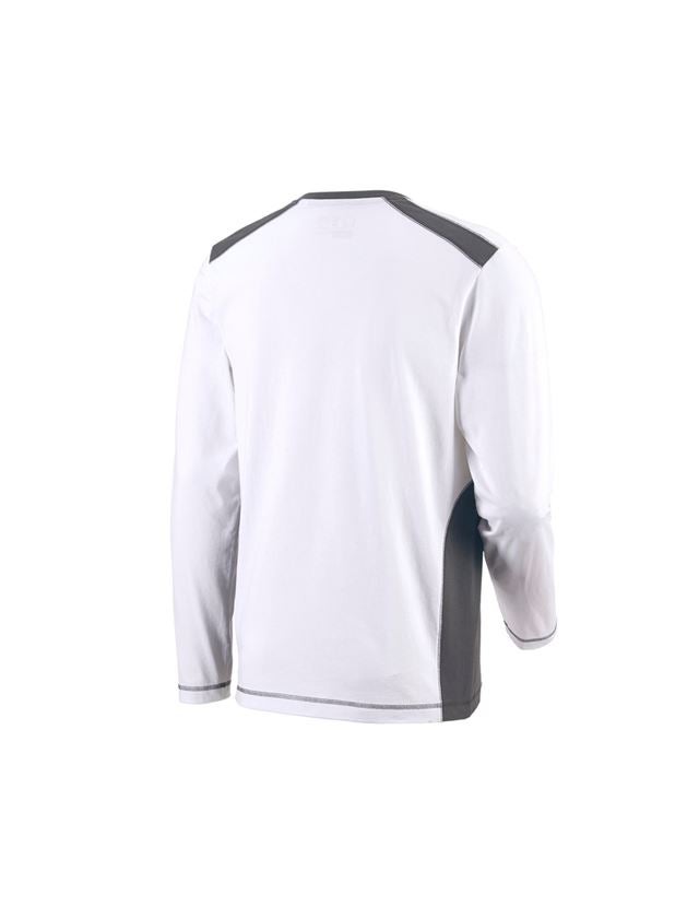 Shirts, Pullover & more: Long sleeve cotton e.s.active + white/anthracite 3