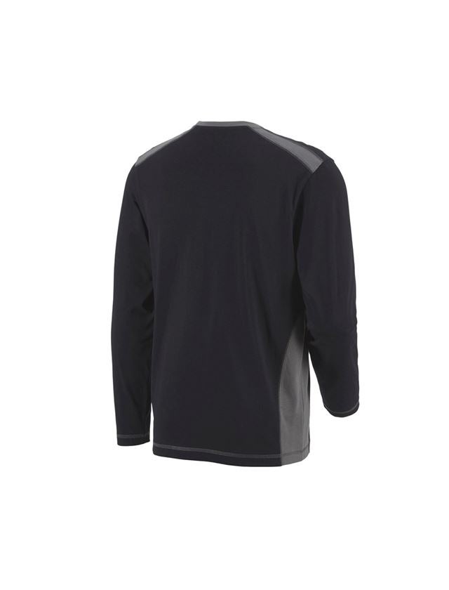 Shirts, Pullover & more: Long sleeve cotton e.s.active + black/anthracite 3