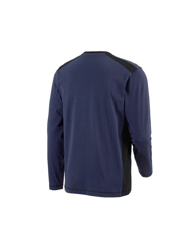 Shirts, Pullover & more: Long sleeve cotton e.s.active + navy/black 3