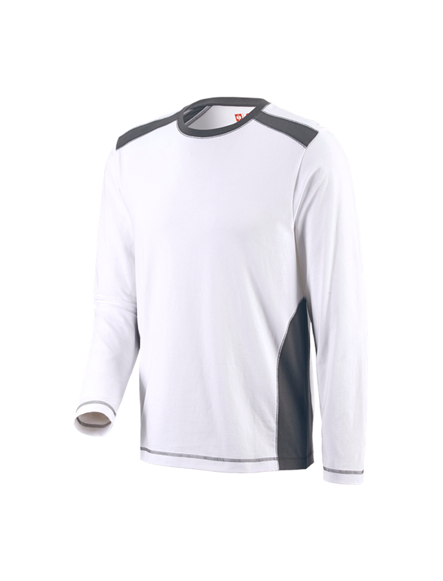 Shirts, Pullover & more: Long sleeve cotton e.s.active + white/anthracite 2