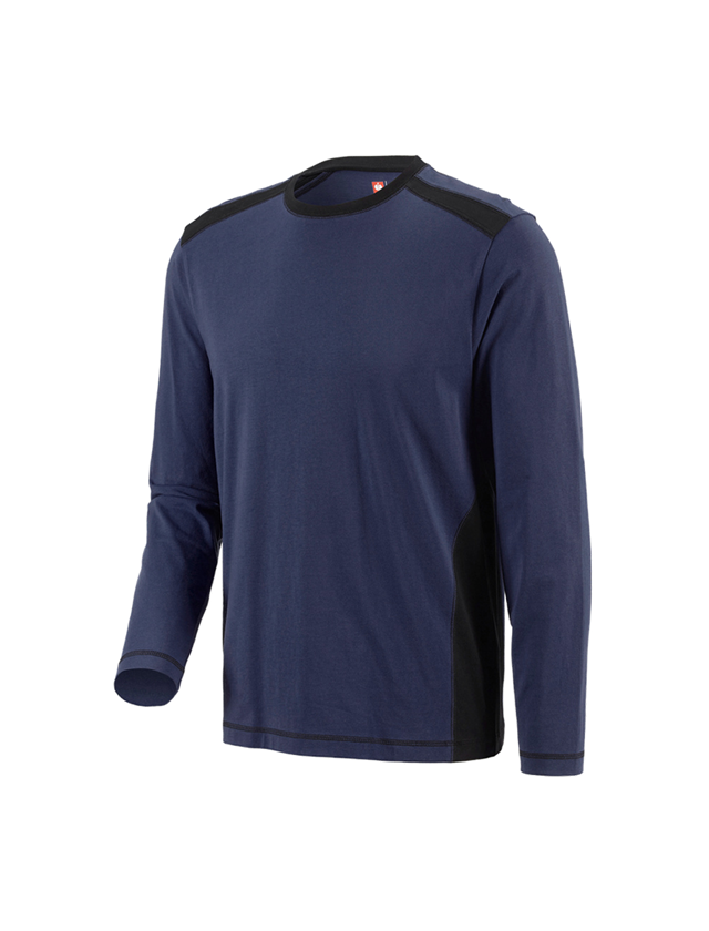 Shirts, Pullover & more: Long sleeve cotton e.s.active + navy/black 2