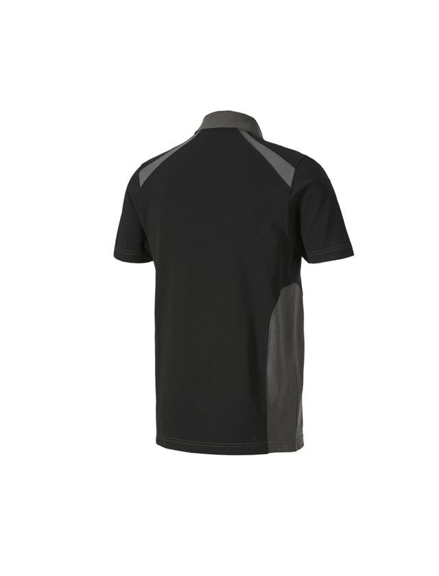 Shirts & Co.: Polo-Shirt cotton e.s.active + schwarz/anthrazit 3