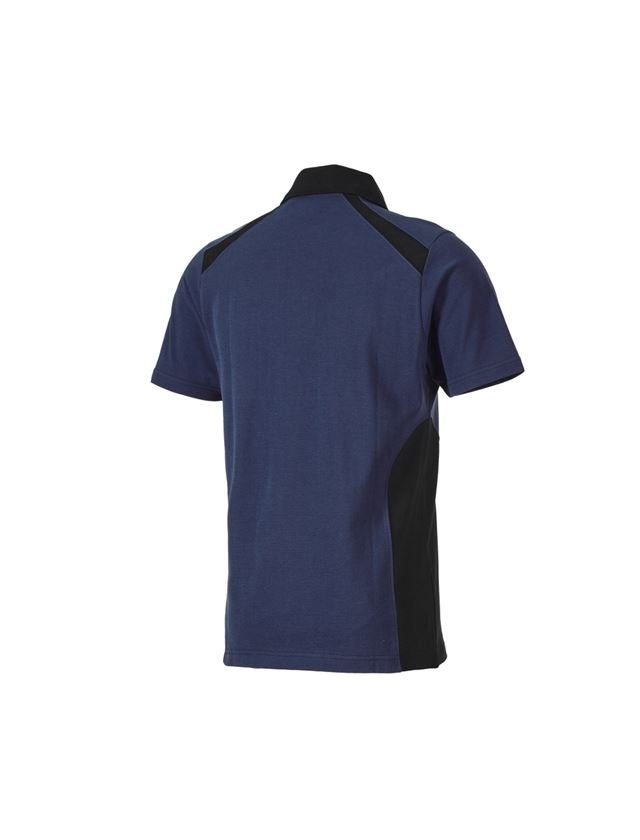 Shirts & Co.: Polo-Shirt cotton e.s.active + dunkelblau/schwarz 3