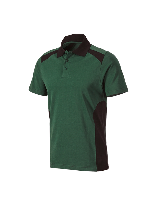 Shirts & Co.: Polo-Shirt cotton e.s.active + grün/schwarz 2