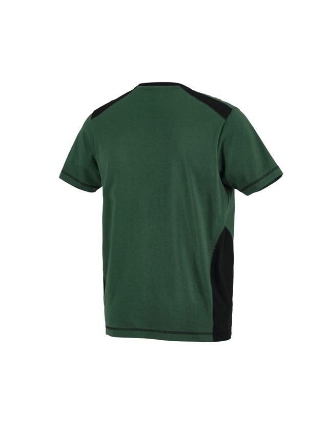 Shirts & Co.: T-Shirt cotton e.s.active + grün/schwarz 3