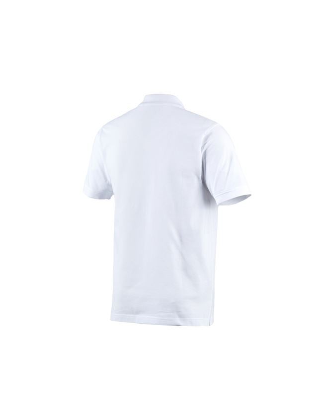 Shirts, Pullover & more: e.s. Polo shirt cotton + white 1
