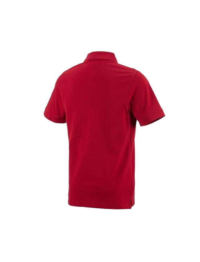 Topics: e.s. Polo shirt cotton + fiery red 1