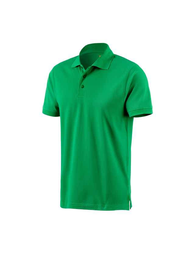 Shirts, Pullover & more: e.s. Polo shirt cotton + grassgreen