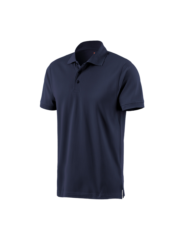 Shirts, Pullover & more: e.s. Polo shirt cotton + navy 1