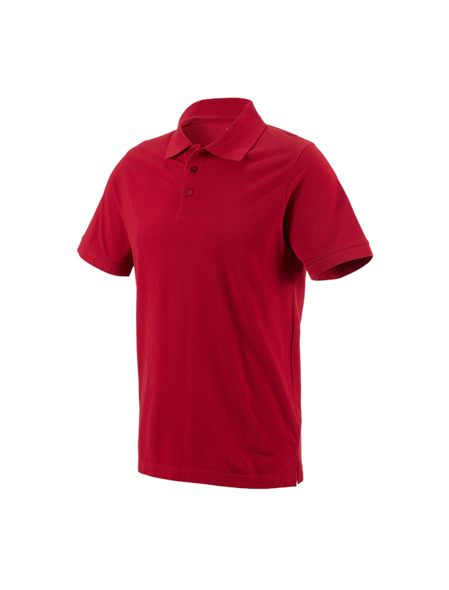 Topics: e.s. Polo shirt cotton + fiery red