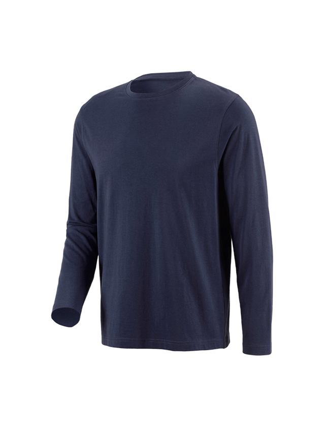 Shirts & Co.: e.s. Longsleeve cotton + dunkelblau 2