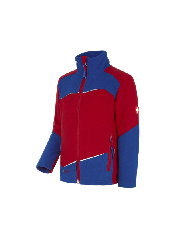 Jackets: Fleece jacket e.s. motion 2020, children's + fiery red/royal