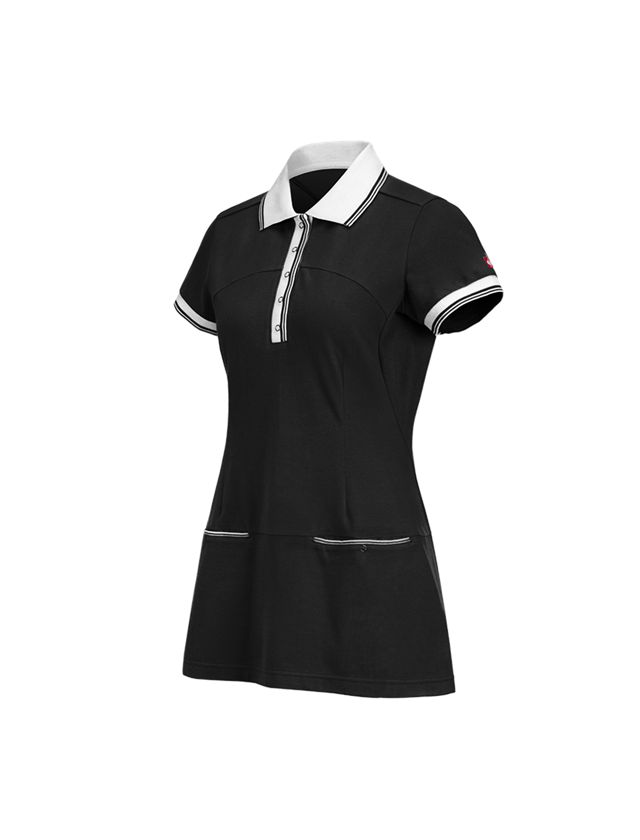Shirts, Pullover & more: Piqué dress e.s.avida + black