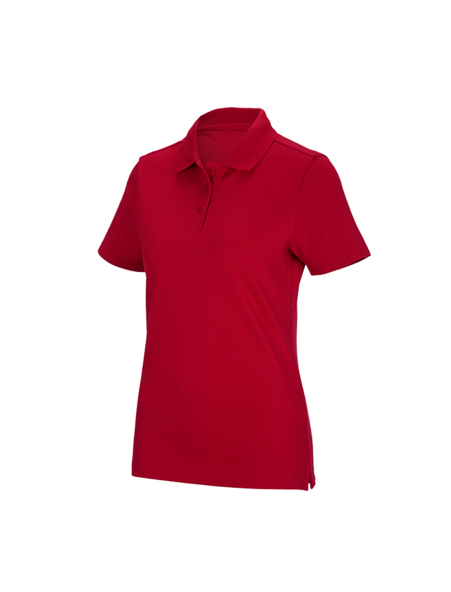Shirts, Pullover & more: e.s. Functional polo shirt poly cotton, ladies' + fiery red