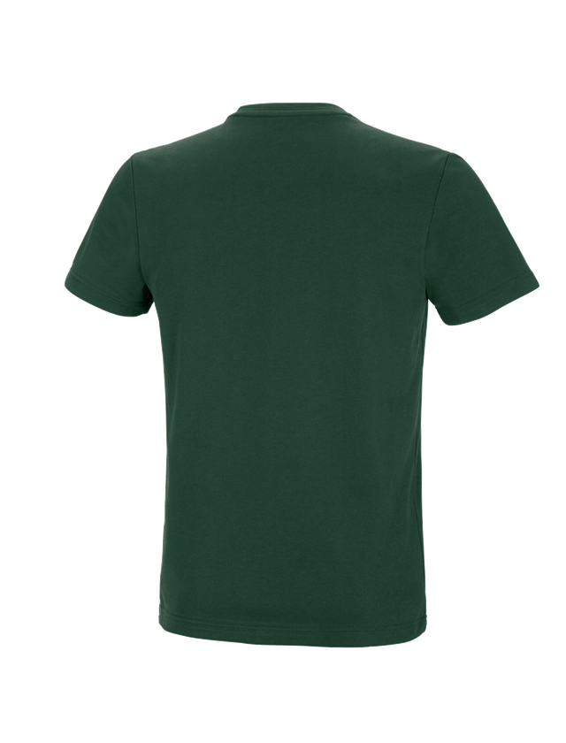 Shirts & Co.: e.s. Funktions T-Shirt poly cotton + grün 3