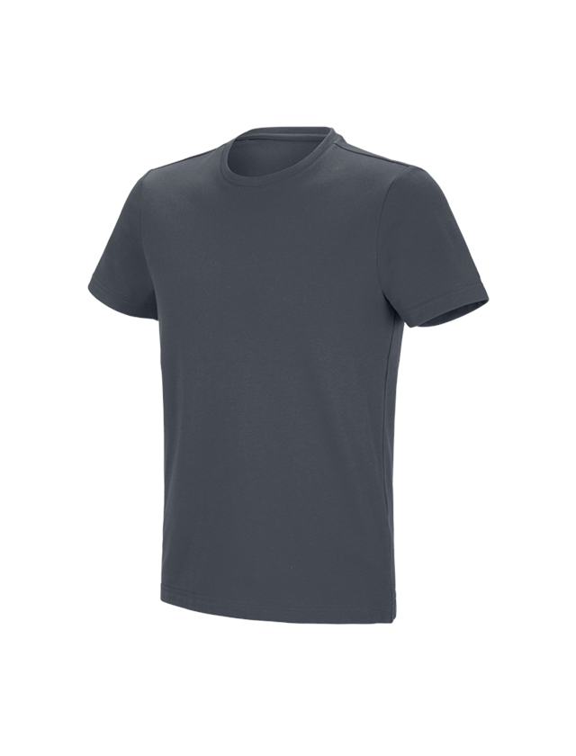 Shirts, Pullover & more: e.s. Functional T-shirt poly cotton + anthracite