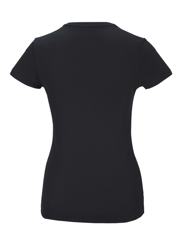 Themen: e.s. Funktions T-Shirt poly cotton, Damen + schwarz 1