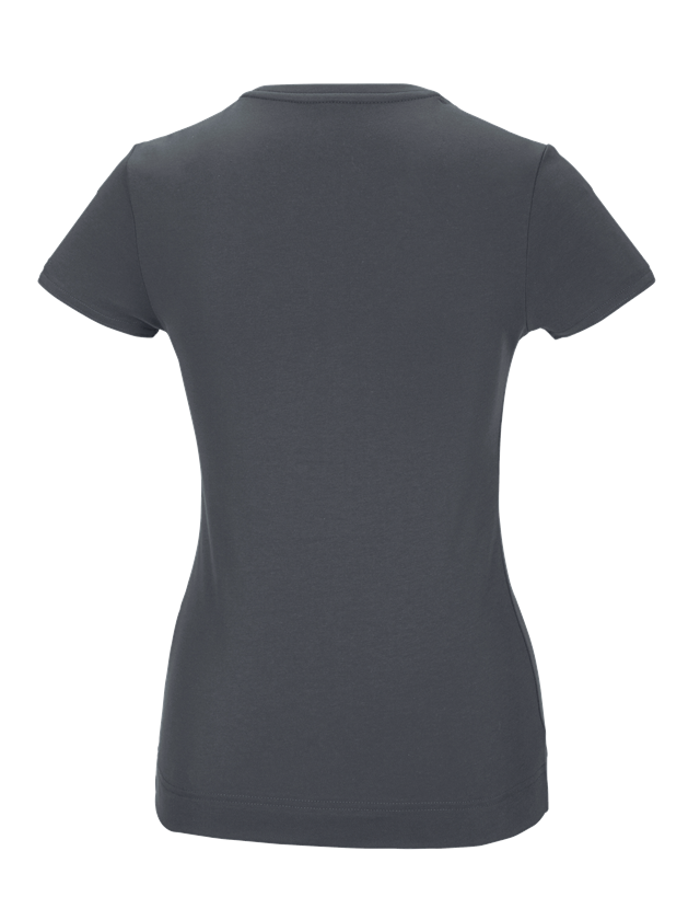 Shirts, Pullover & more: e.s. Functional T-shirt poly cotton, ladies' + anthracite 1