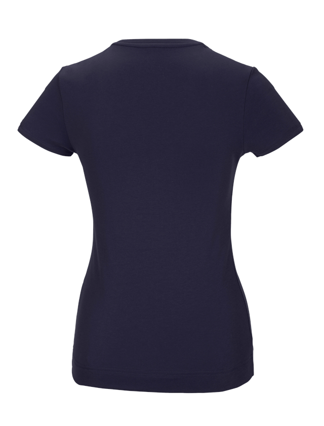 Shirts, Pullover & more: e.s. Functional T-shirt poly cotton, ladies' + navy 3