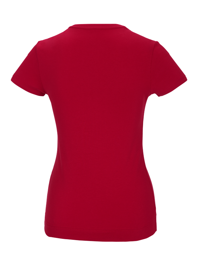 Shirts, Pullover & more: e.s. Functional T-shirt poly cotton, ladies' + fiery red 1