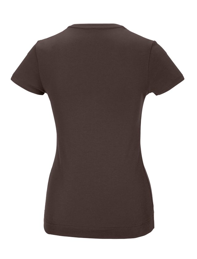 Shirts, Pullover & more: e.s. Functional T-shirt poly cotton, ladies' + chestnut 1