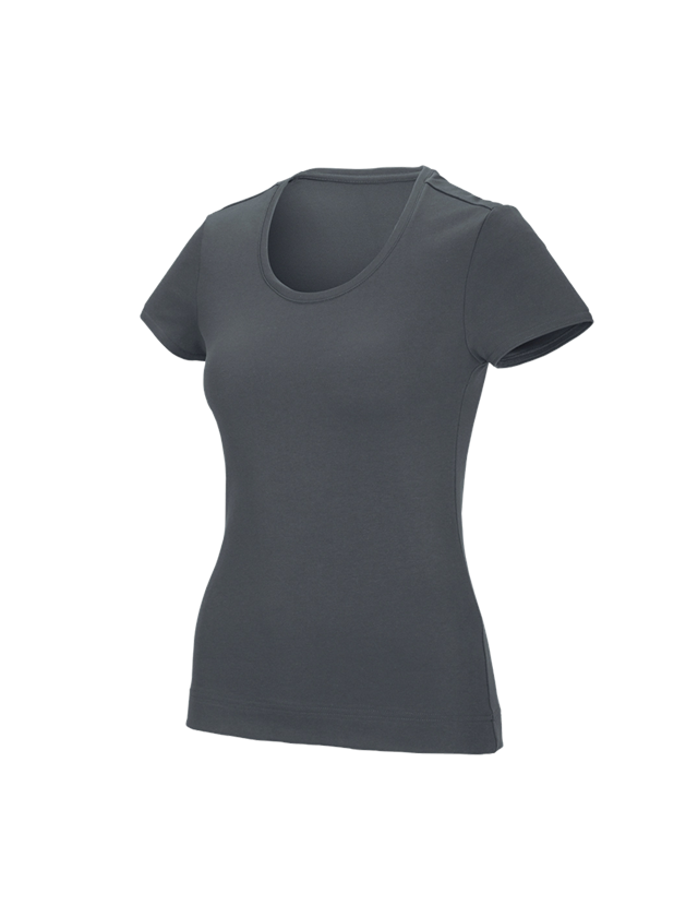 Shirts, Pullover & more: e.s. Functional T-shirt poly cotton, ladies' + anthracite