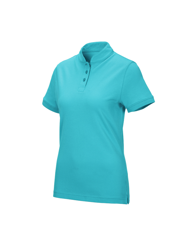 Shirts, Pullover & more: e.s. Polo shirt cotton Mandarin, ladies' + capri
