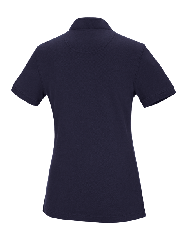Shirts, Pullover & more: e.s. Polo shirt cotton Mandarin, ladies' + navy 1